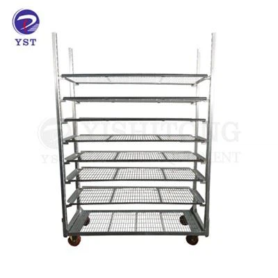 Coș de transport pentru flori din metal extins